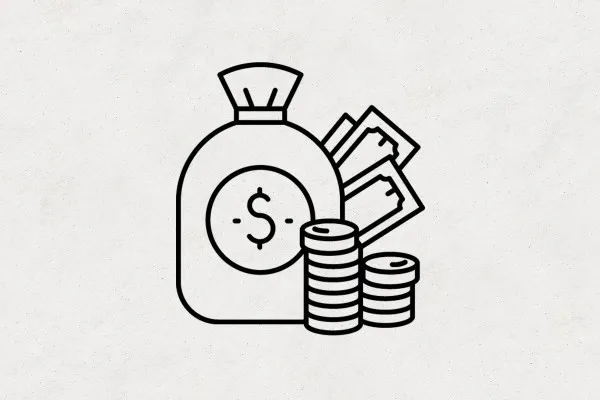 Icons „Unternehmen & Geschäft“: Geld und Finanzen