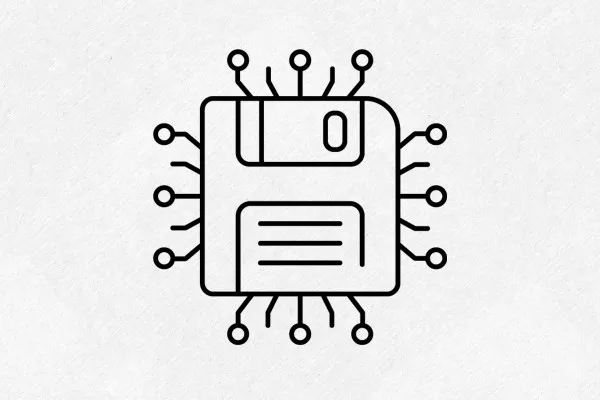 Icons „IT & digitale Technologie“: Datenprozesse & Datenspeicher