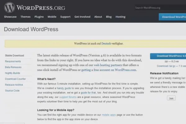 WordPress verstehen und einsetzen: 1.3 Die 5-Minuten-Installation
