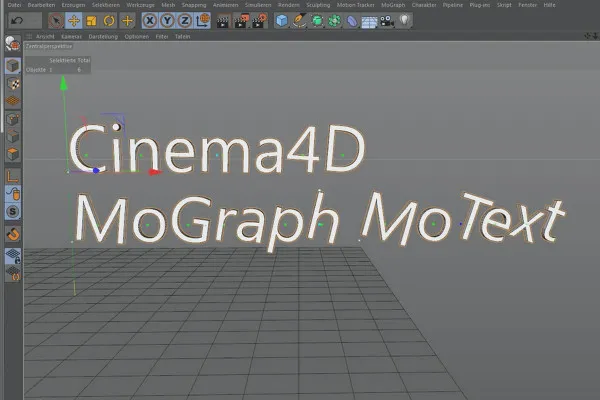 Cinema 4D MoGraph für Einsteiger – 3.4 MoText