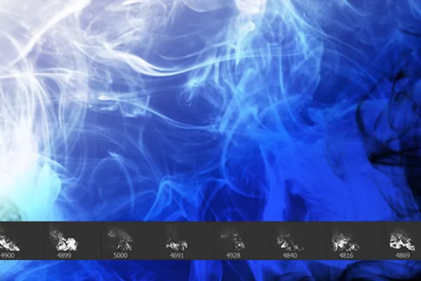 Pinsel mit Rauch-Motiven für Photoshop und Co: Version 08