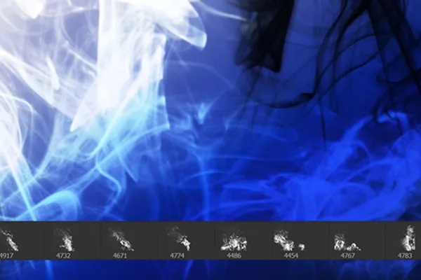 Pinsel mit Rauch-Motiven für Photoshop und Co: Version 09