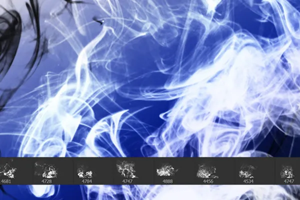 Pinsel mit Rauch-Motiven für Photoshop und Co: Version 10