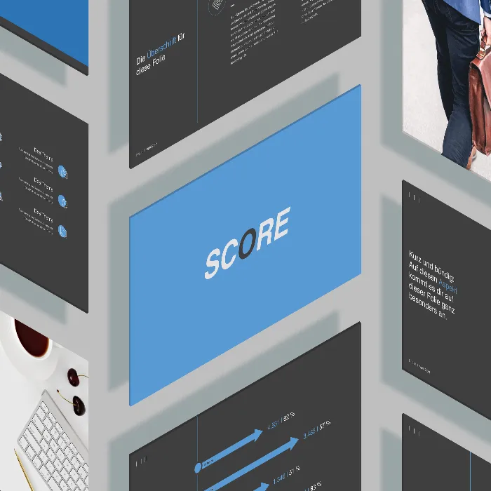 Souveräne Dynamik: das „Score“-Design für PowerPoint, Keynote und Google Slides