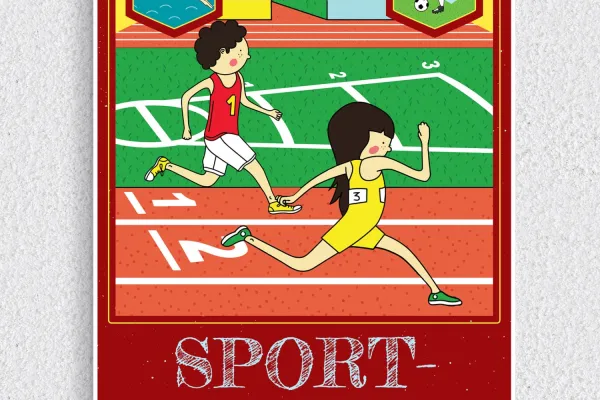 Poster, Flyer und Plakate für Sportveranstaltungen